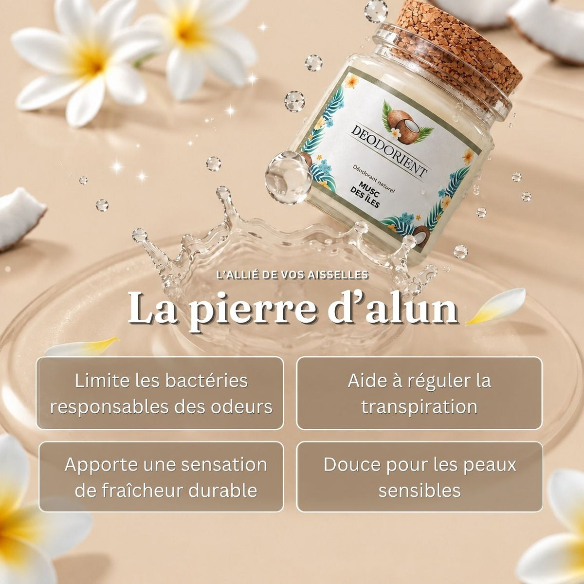 Deodorant Musc Coco des Îles
