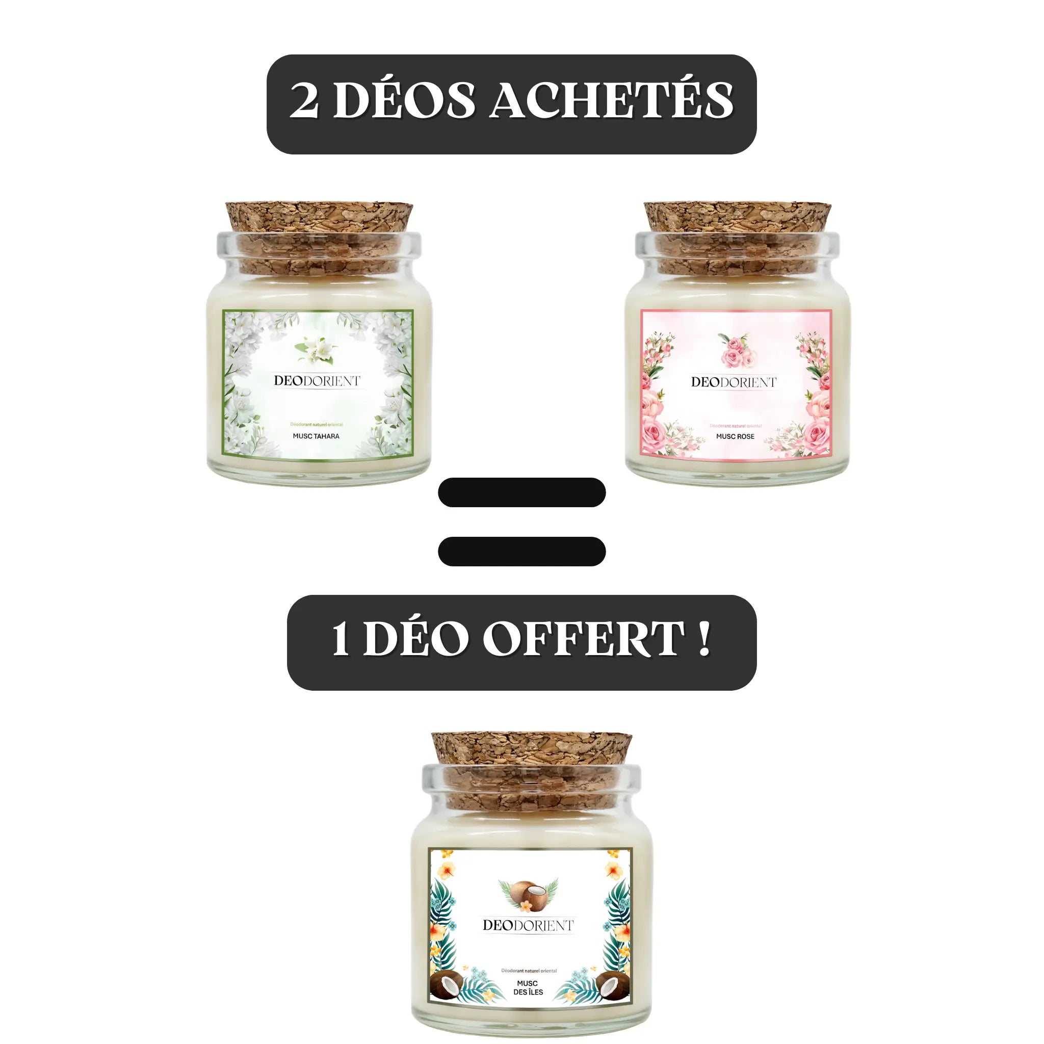 Offre Moh Le Patron : 2 déos achetés = 1 déo offert + Livraison Offerte !