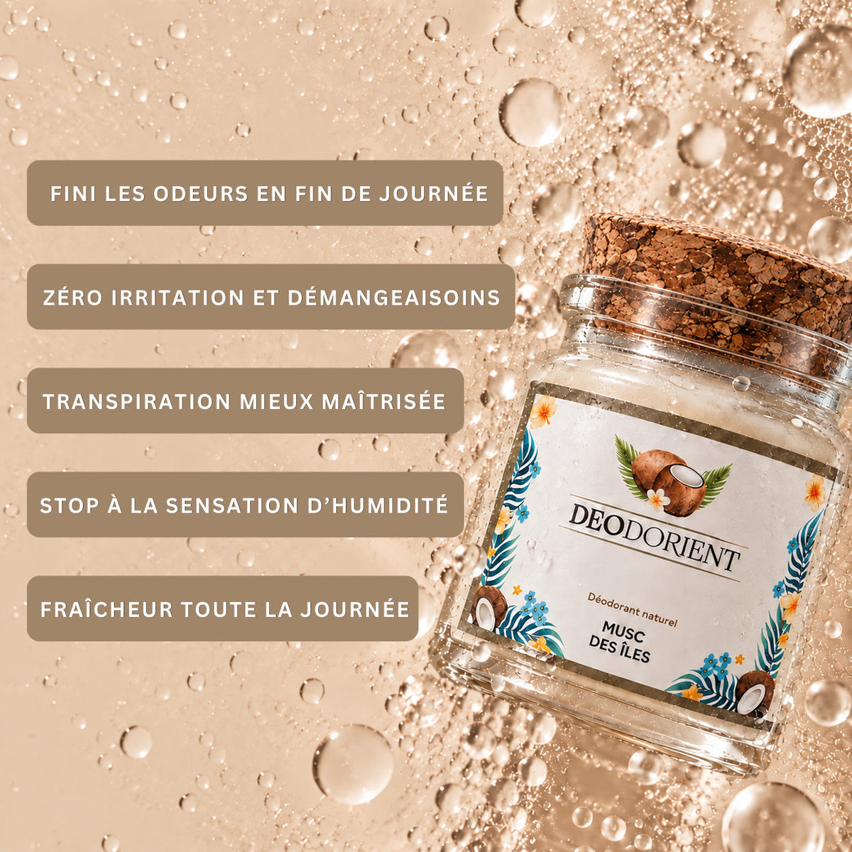 Deodorant Musc Coco des Îles