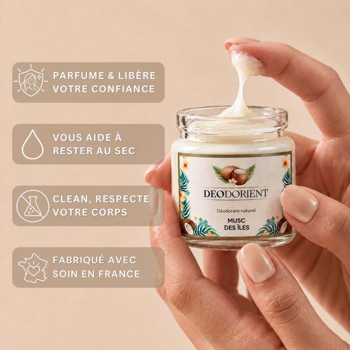 Deodorant Musc Coco des Îles