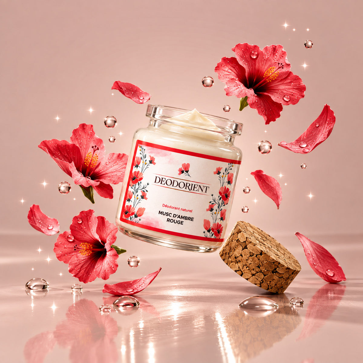 Deodorant Musc Ambre Rouge 🌸