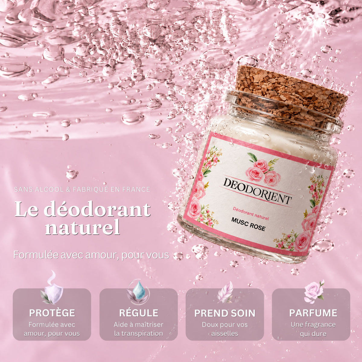 Deodorant Musc Rosé