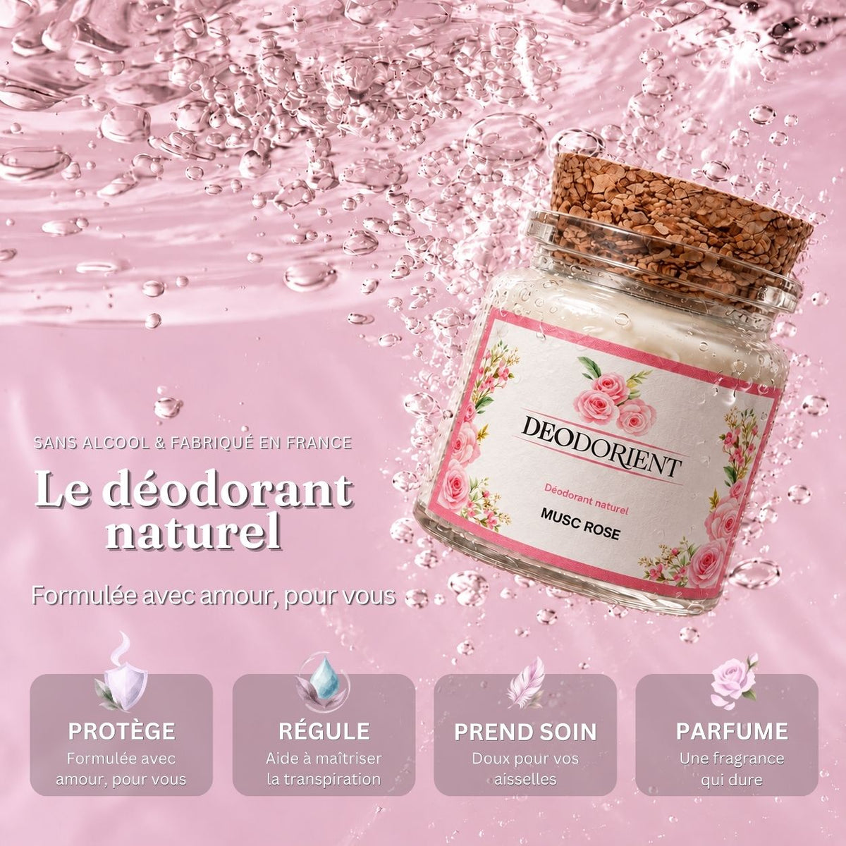 Deodorant Musc Rosé